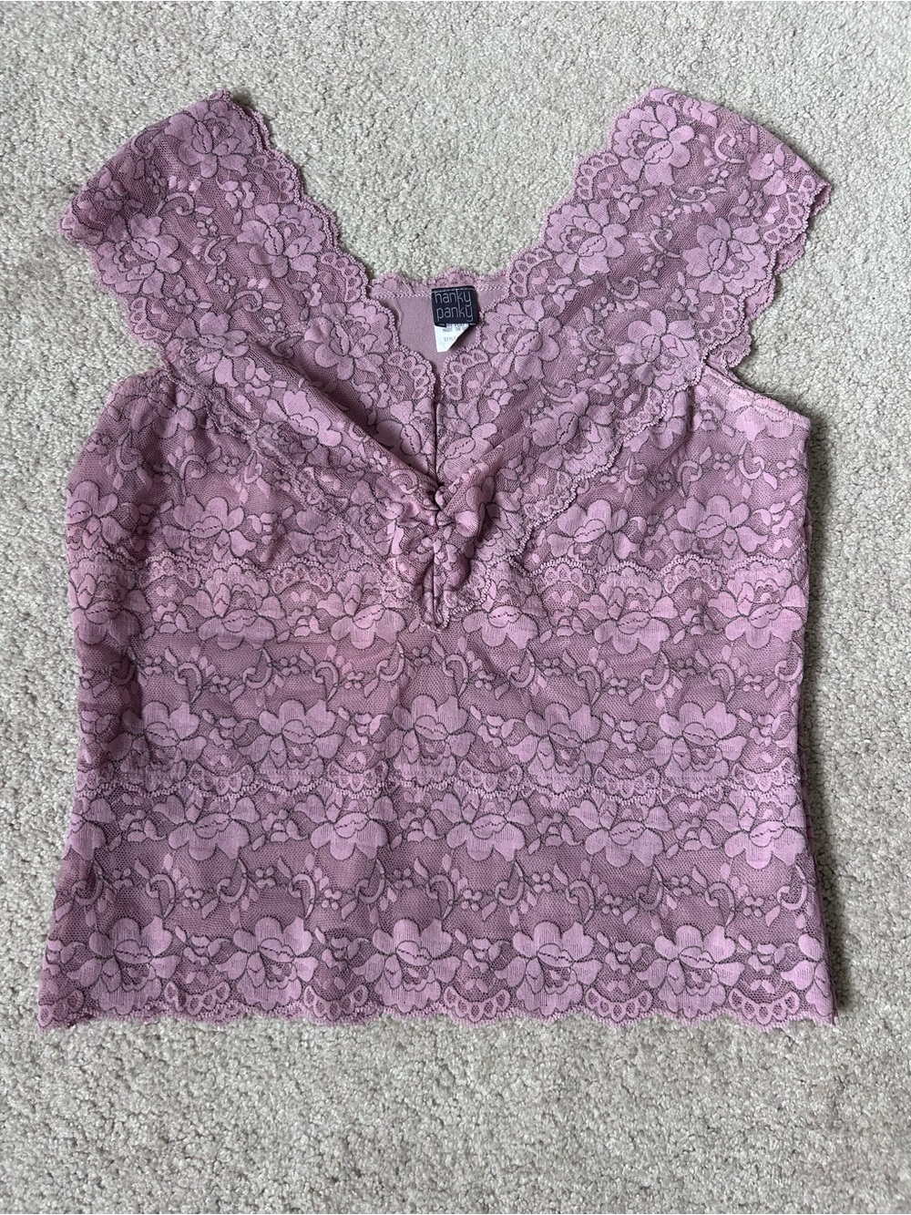 Vintage Anthropologie Lace Hanky Panky Top